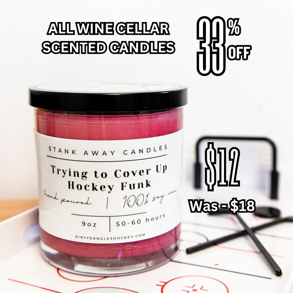 Wine Cellar Scented Hockey Candles