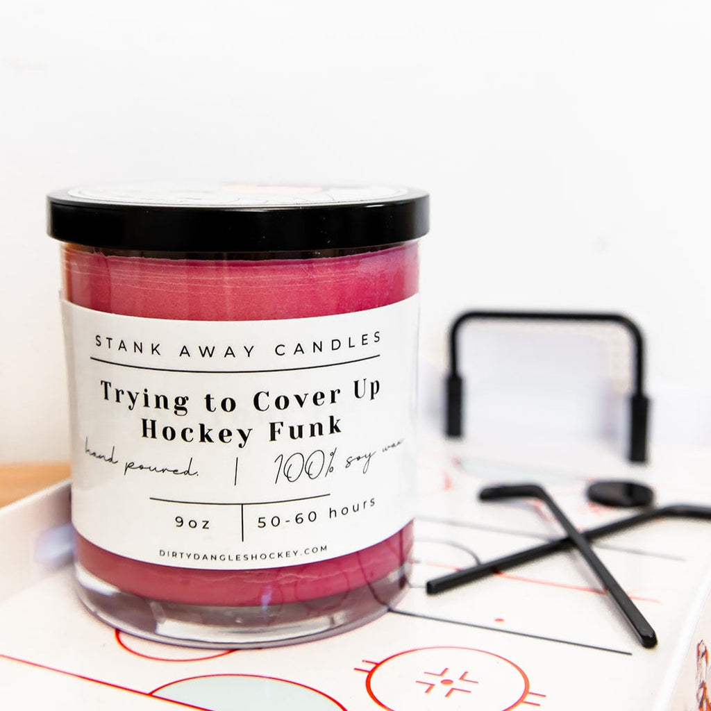 Natural Soy Wax Hockey Candles - Dirty Dangles Hockey
