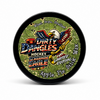 A tin of dirty dangles screamin eagle 4th of july stick wax on a white background