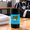 fragrance free aluminum-free deodorant Unscented on a bench in a hockey locker room. Dirty Dangles