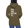 Skate Shoot Move Your Feet Pullover Hoodie