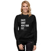 Skate Shoot Move Your Feet Crew Neck Sweatshirt
