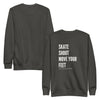Skate Shoot Move Your Feet Crew Neck Sweatshirt