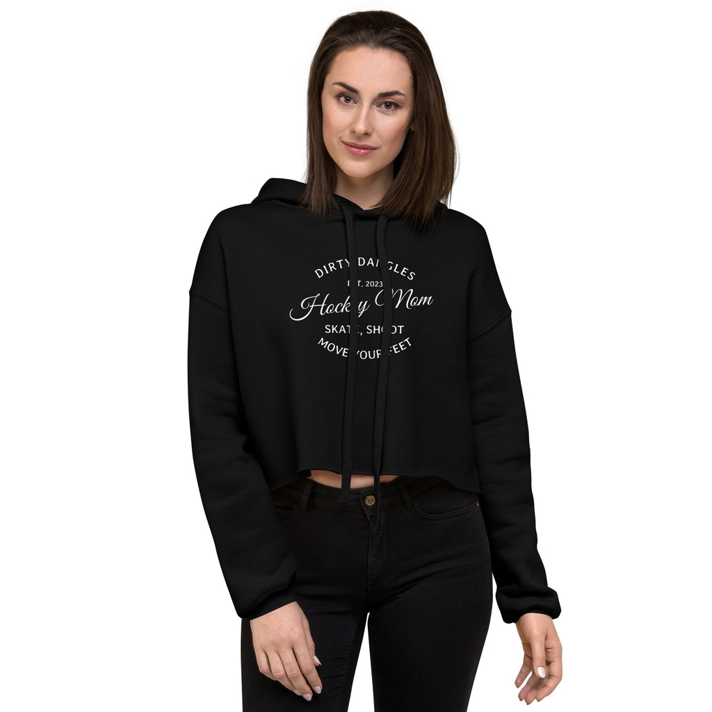 Dirty Dangles Hockey Mom Crop Hoodie