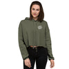 Anti Hockey Hockey Mom Crop Hoodie