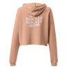 Anti Hockey Hockey Mom Crop Hoodie