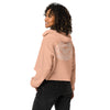 Hockey Mom Insignia Crop Hoodie