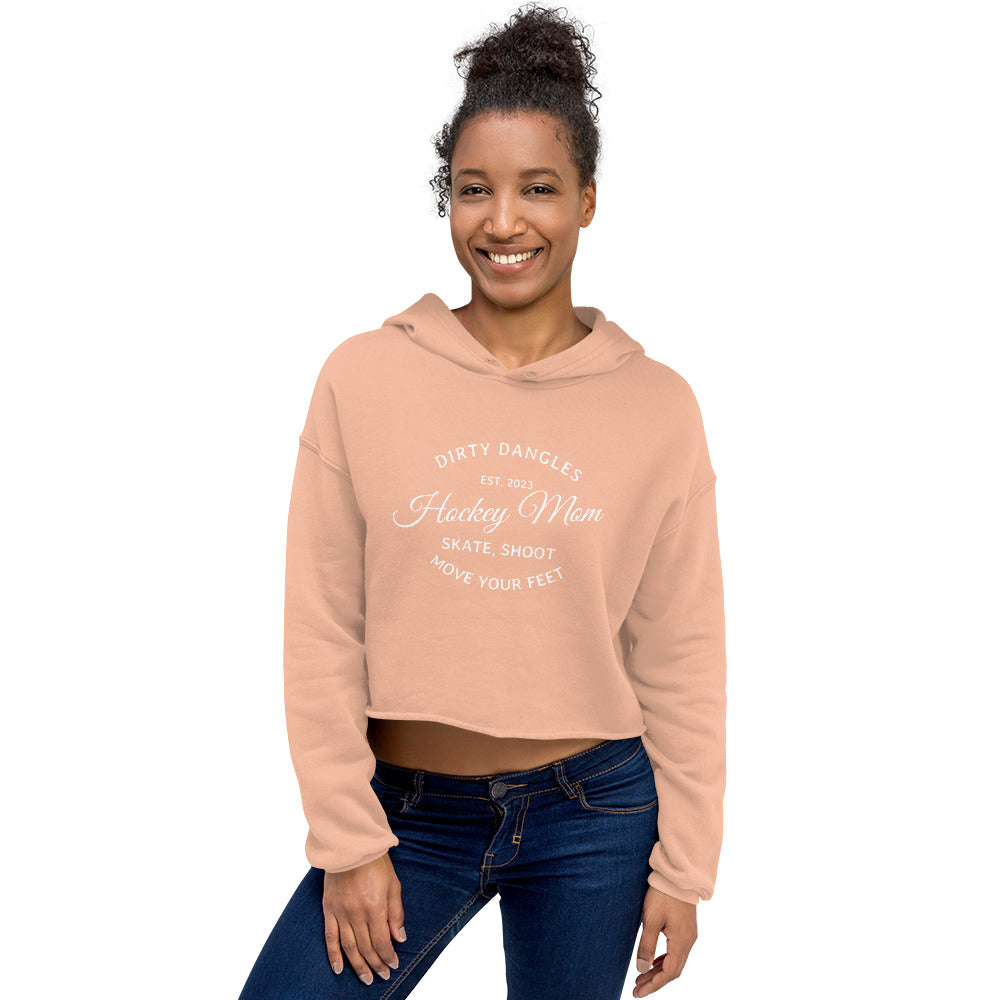 Dirty Dangles Hockey Mom Crop Hoodie