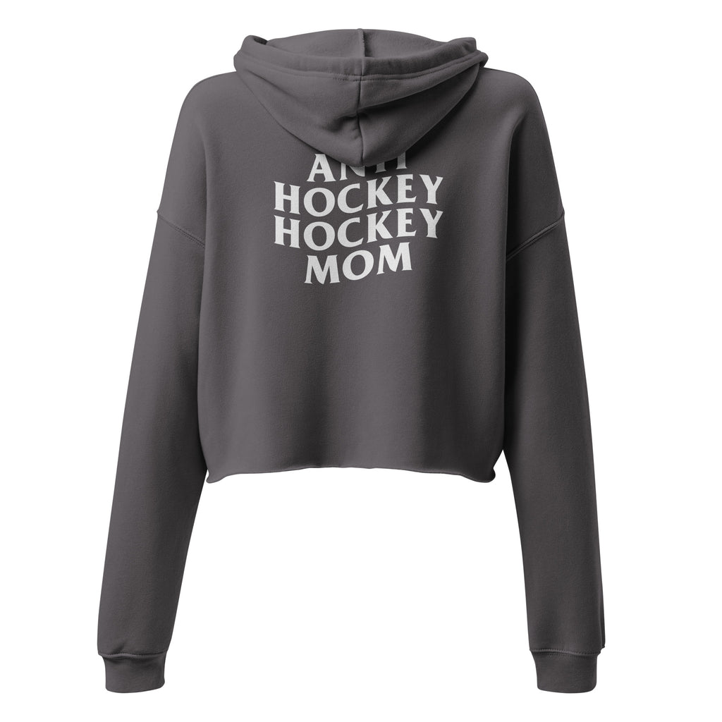 Anti Hockey Hockey Mom Crop Hoodie