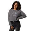 Dirty Dangles Hockey Mom Crop Hoodie