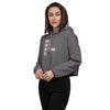 Skate Shoot Move Your Feet Crop Hoodie