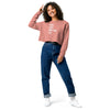Skate Shoot Move Your Feet Crop Sweatshirt