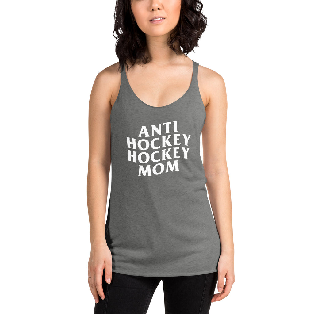 Anti Hockey Hockey Mom Women's Racerback Tank