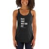 Skate Shoot Move Your Feet Women's Racerback Tank