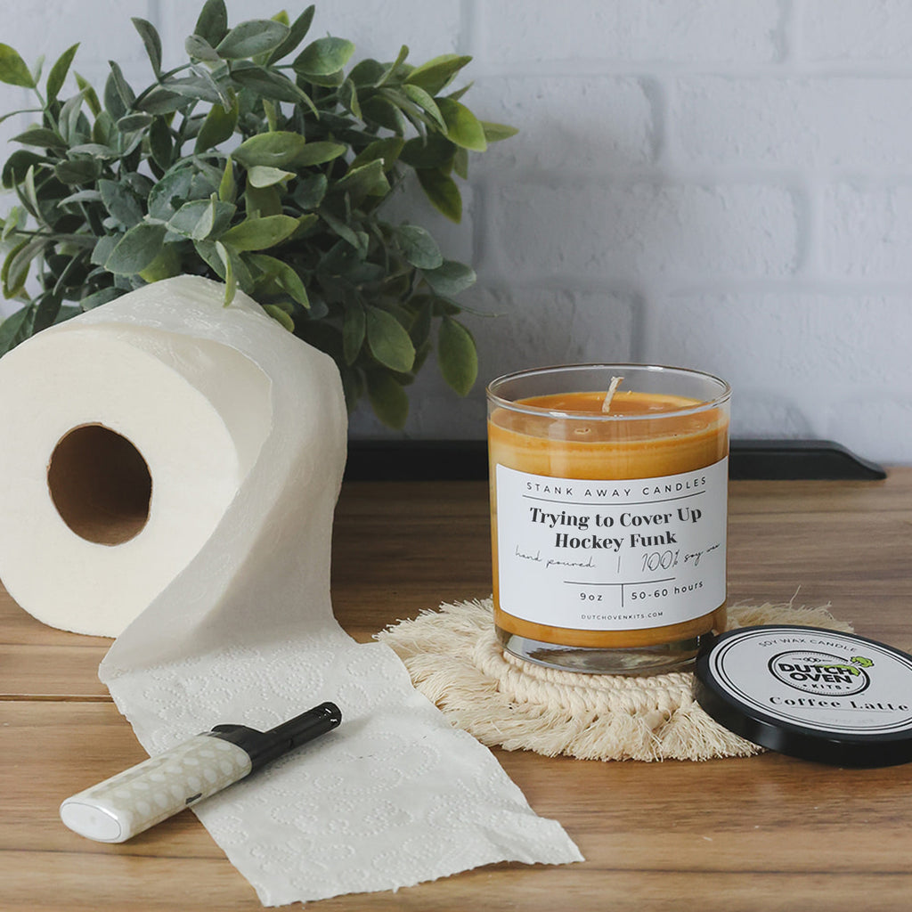 Trying To Cover Up Hockey Funk - Natural Soy Wax Candles